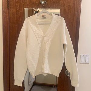 Vintage off-white Grandpa Cardigan